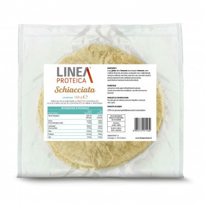 Schiacciata 4 porzioni da 40g •LINEAPROTEICA