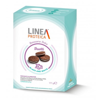 Duetti Black and White 12 biscotti •LINEAPROTEICA