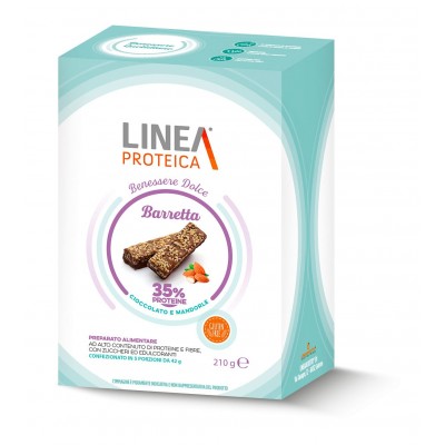 Barretta Cioccolato e Mandorle - Confezione 5 barrette...